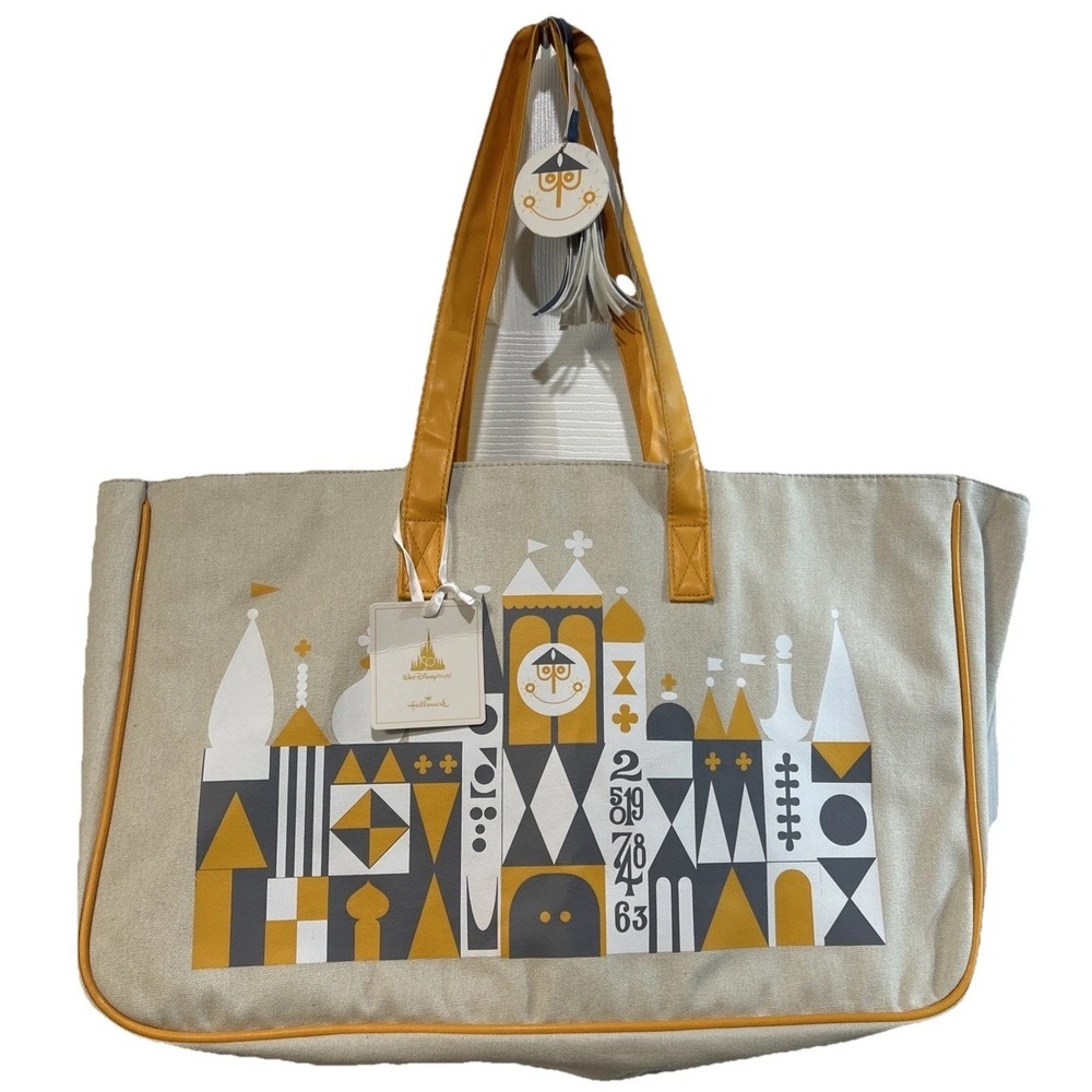 Hallmark Disney World 50th Anniversary It's a Small World Tote Bag W/Tag